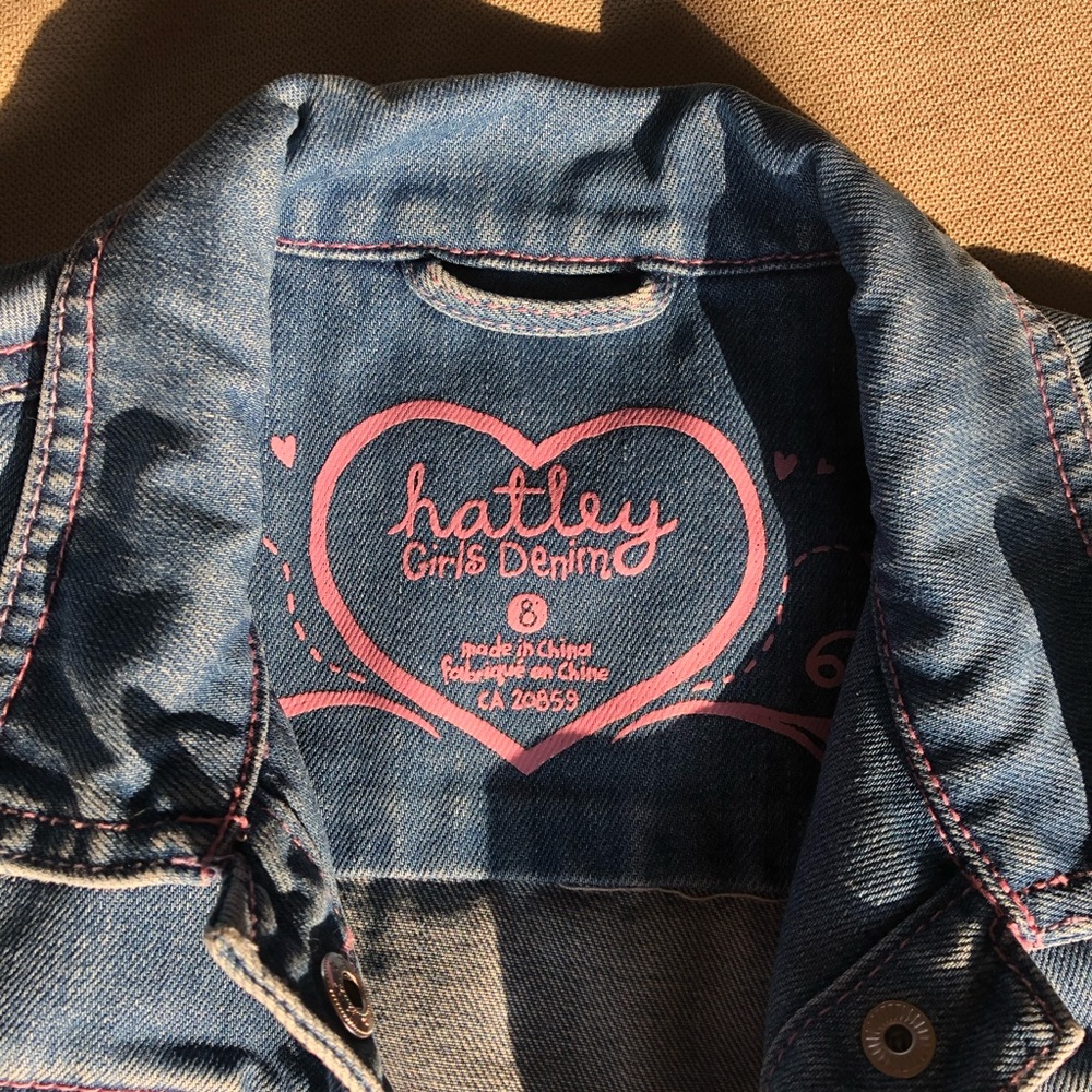 Hatley girls denim jacket
